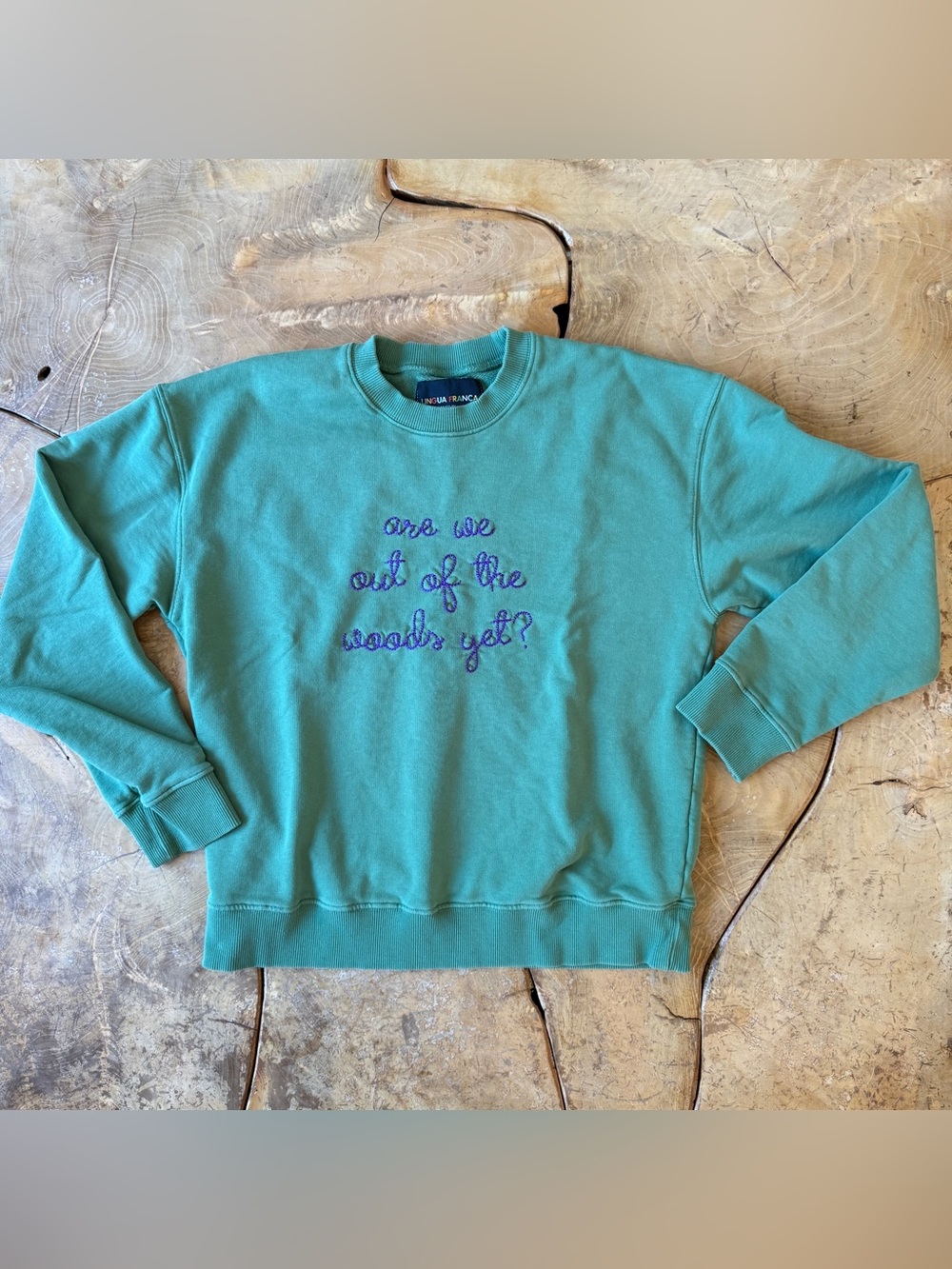 Taylor Swift, 1989 Album inspired custom Lingua Franca sweatshirt, Size small